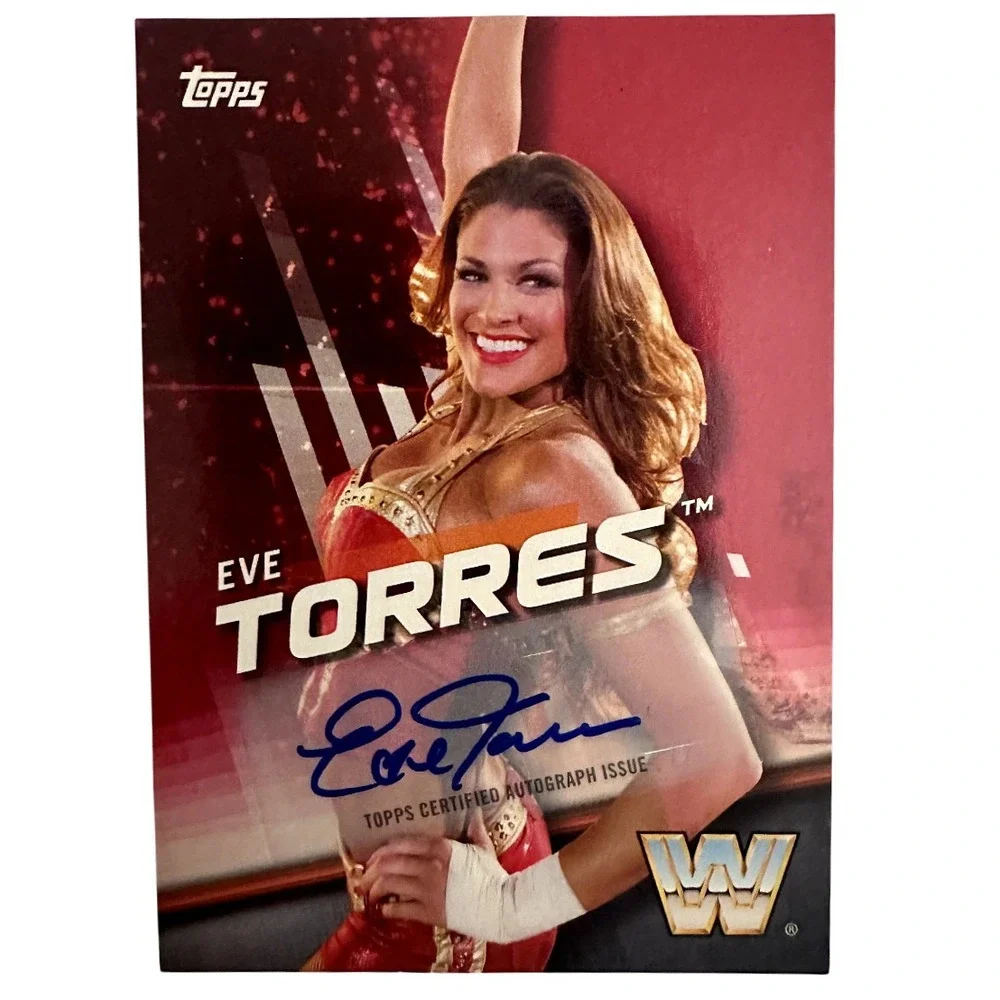 WWE Legends Eve Torres 2016 Topps Certified Autograph Card 05/25 Rare Signed